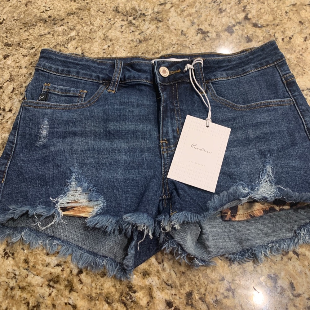 Kancan cheetah shorts